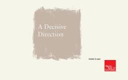 decisive direction