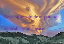 picture for Develop an attitude of gratitude
