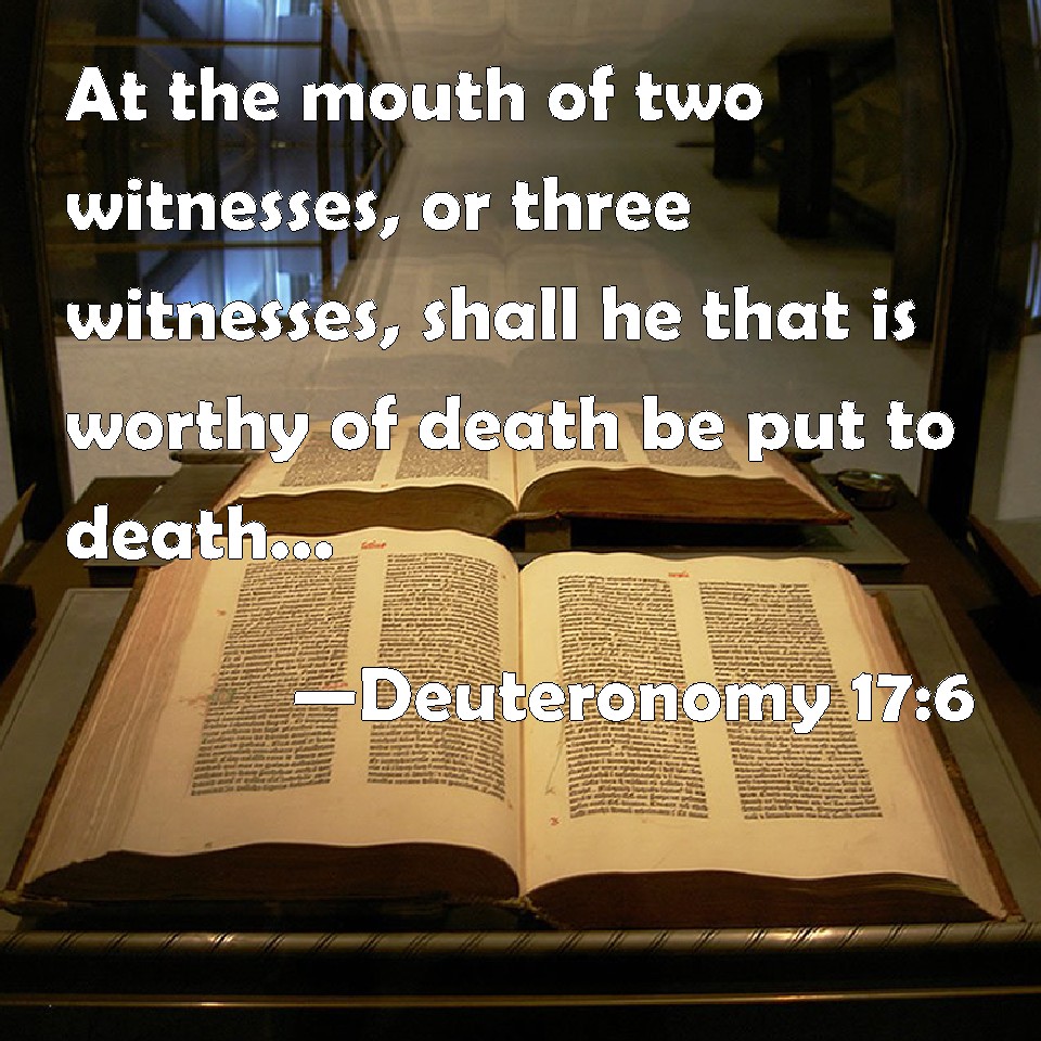 Deuteronomy 17 6